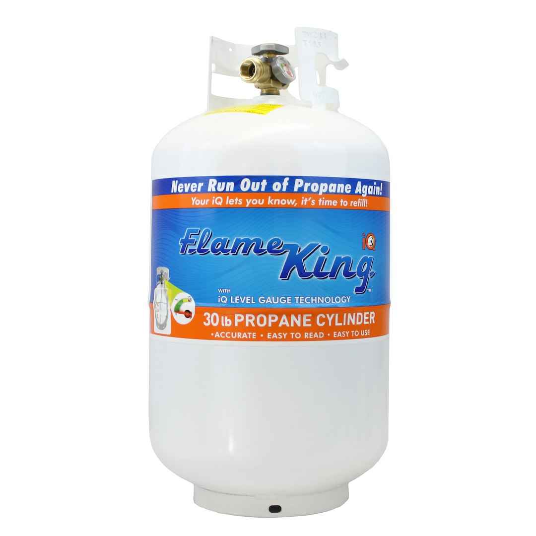 Flame King YSN330 30-lb Propane Cylinder with OPD Valve and Gauge