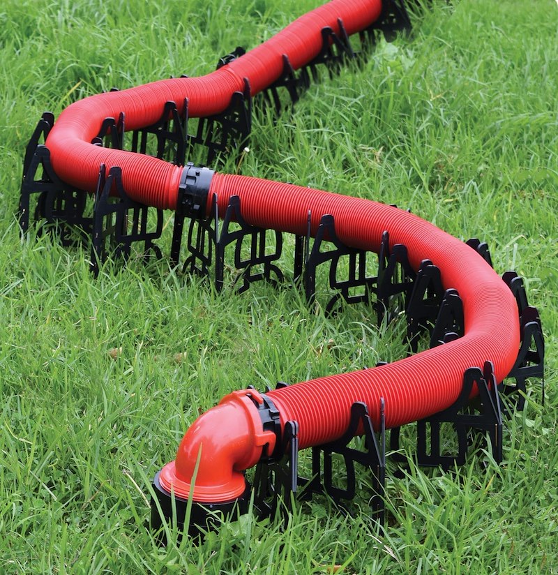 Valterra S2000 Slunky 20' RV Sewer Hose Support – Collapsible with Metal Hinges