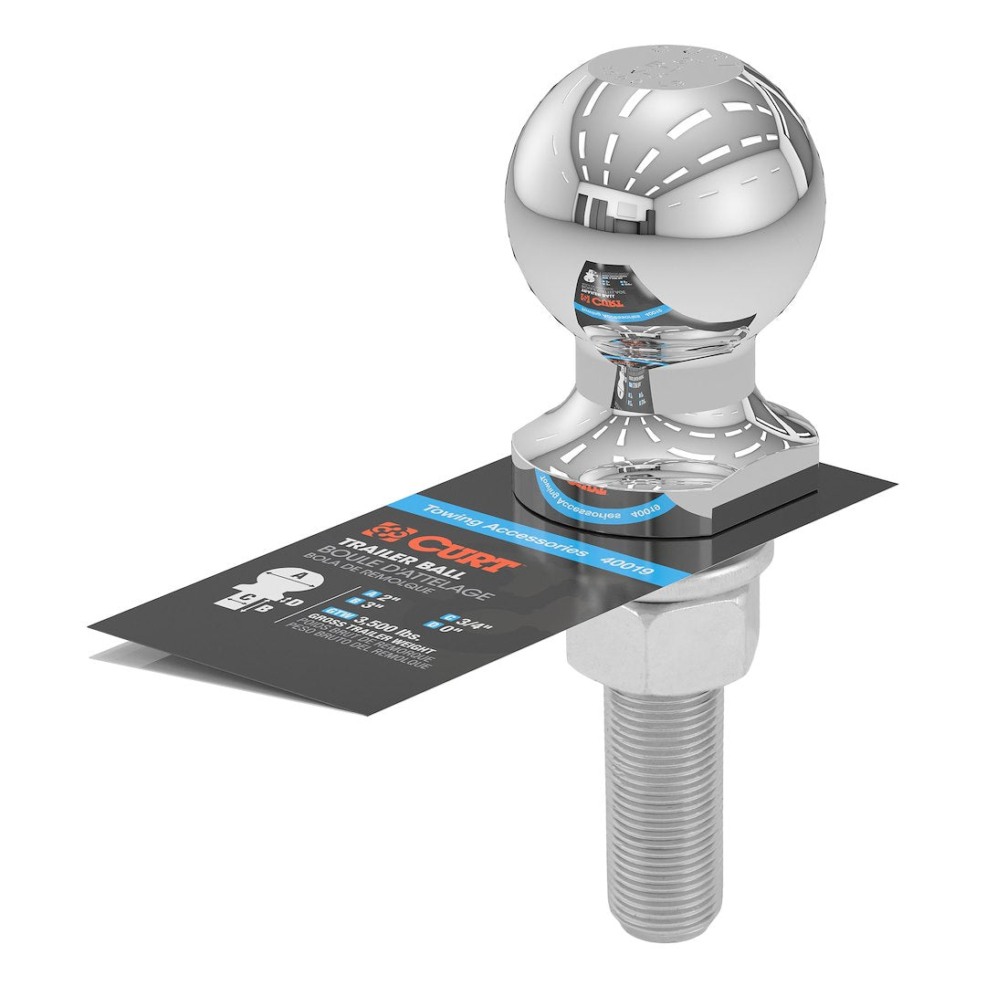 Curt 40019 Trailer Hitch Ball - image 2