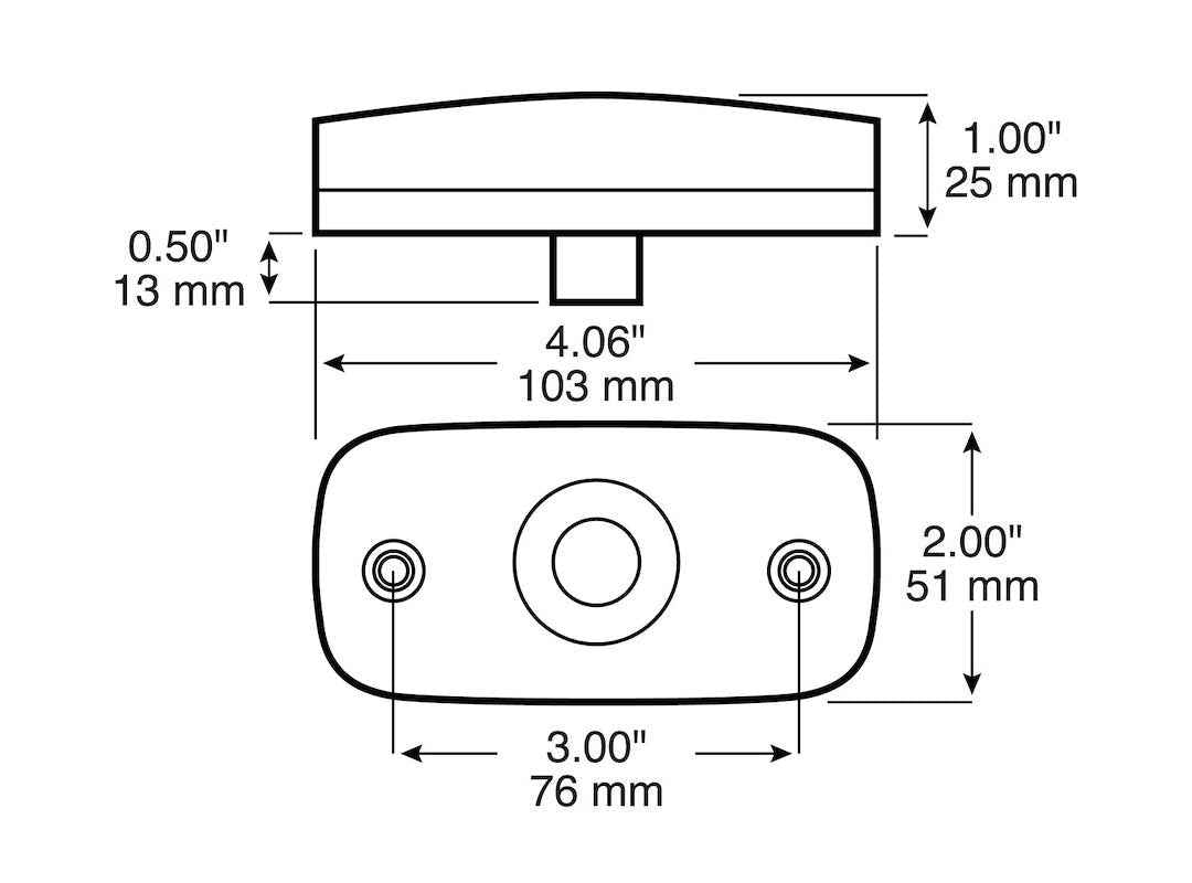 Peterson Mfg. Not Applicable Incandescent Clearance Light V2549R