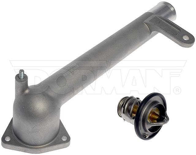 Dorman 9025123XD Thermostat Housing with Thermostat, Aluminum/Rubber - image 1
