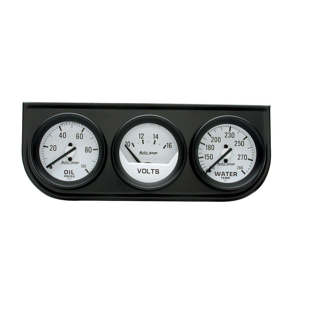 Autometer 2327 Gauge Oil Pressure/ Voltmeter/ Water Temperature - image 1
