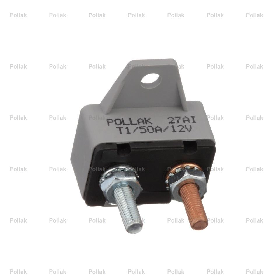 Pollak Type I 12 Volt 50 Amp Circuit Breaker (54250PLP)