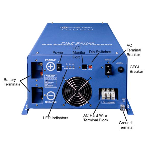 Aims Power Pilf20w12v120v Power Inverter - image 2