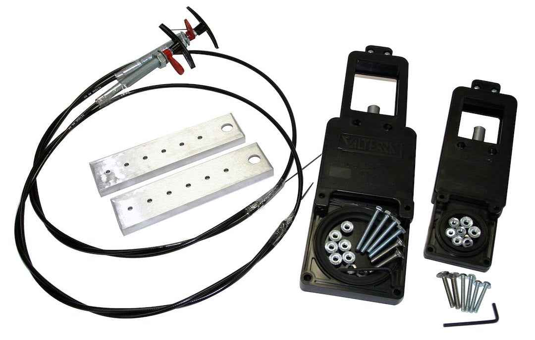 Valterra TC1372 1-1/2 and 3 in Cable RV Waste Valve Body - 6 ft Cable