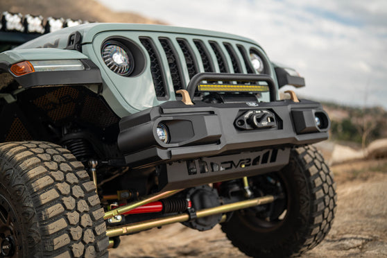 DV8 Offroad FBJL-13 OE Plus Steel Front Bumper