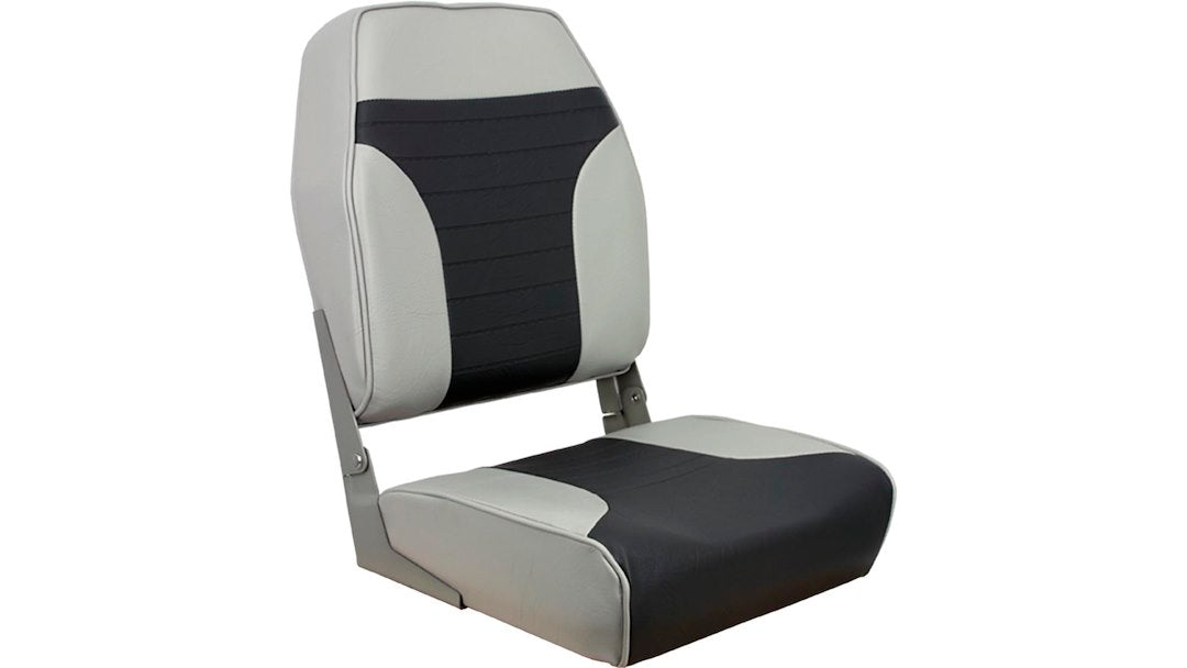 Springfield Marine 1040663 Gray/Charcoal High-Back Coach Seat