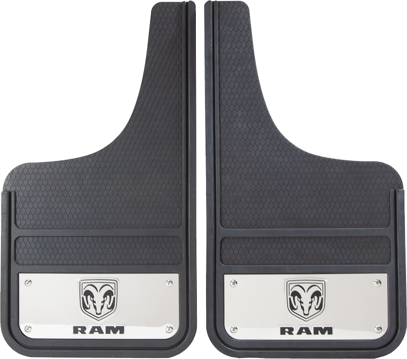 Plasticolor 001835R01 Ram Front Mud Flaps, Set of 2