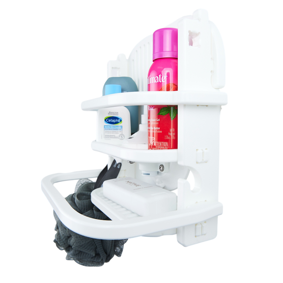 SeaSucker Sm8100w White Shower Caddy