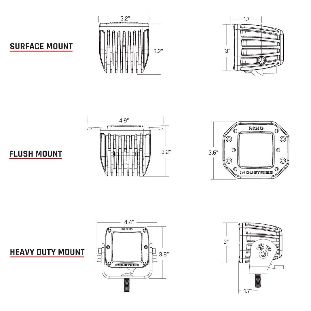 Rigid Lighting 502513 Driving/ Fog Light - image 3