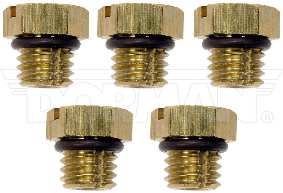 Dorman 904112HP Brass Fuel Filter Bleeder Screws, Set of 5 - image 2