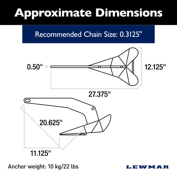 Lewmar 0057410 Anchor - image 5
