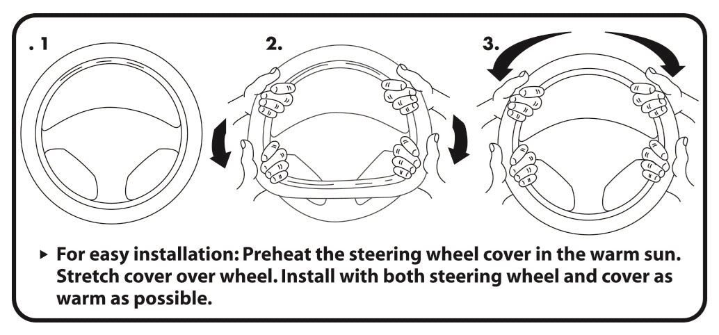 Plasticolor 006498R01 Toyota Deluxe Steering Wheel Cover