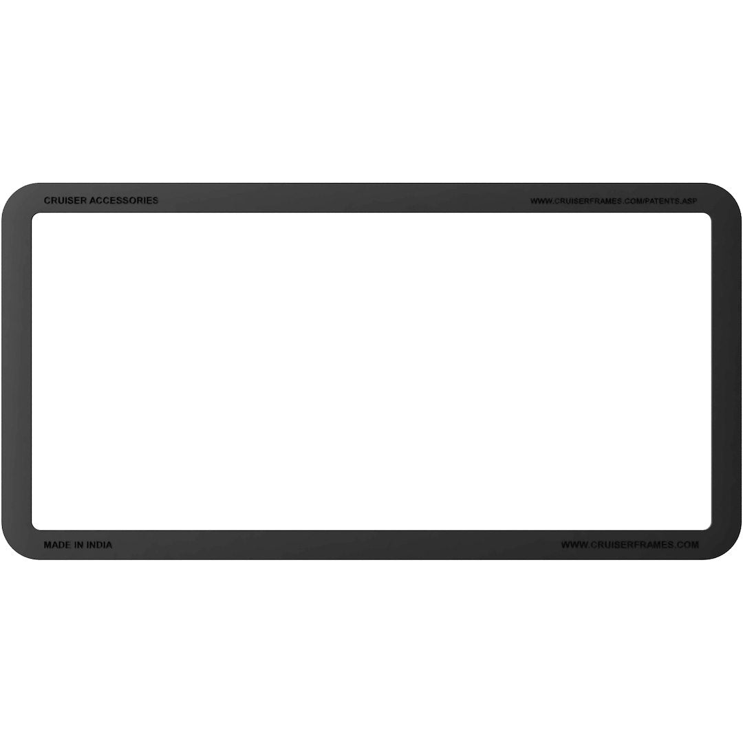 Cruiser 34251 Black Flex-Trim License Plate Frame - image 3