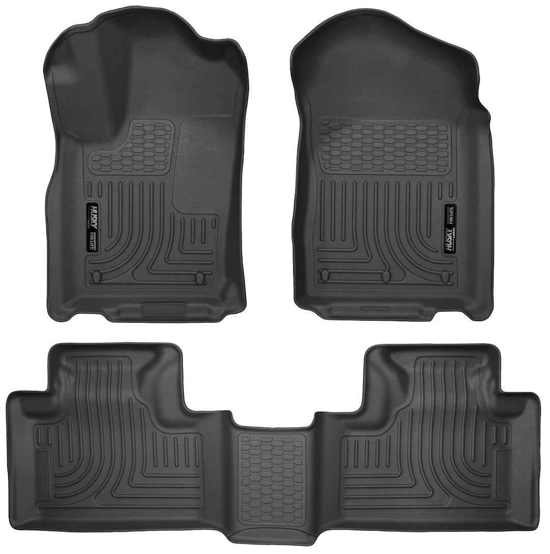 Husky Liners 99051 Molded Floor Liners - 3 Piece, Black