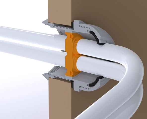 ScanStrut TBH-10 Cable Gland - White