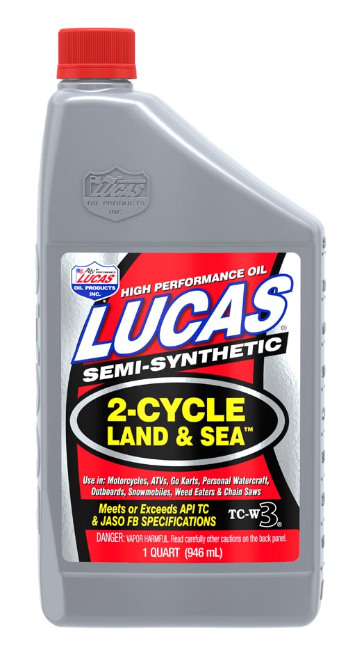 Lucas Oil 10467 Land & Sea™ Synthetic Blend 2-Stroke Oil