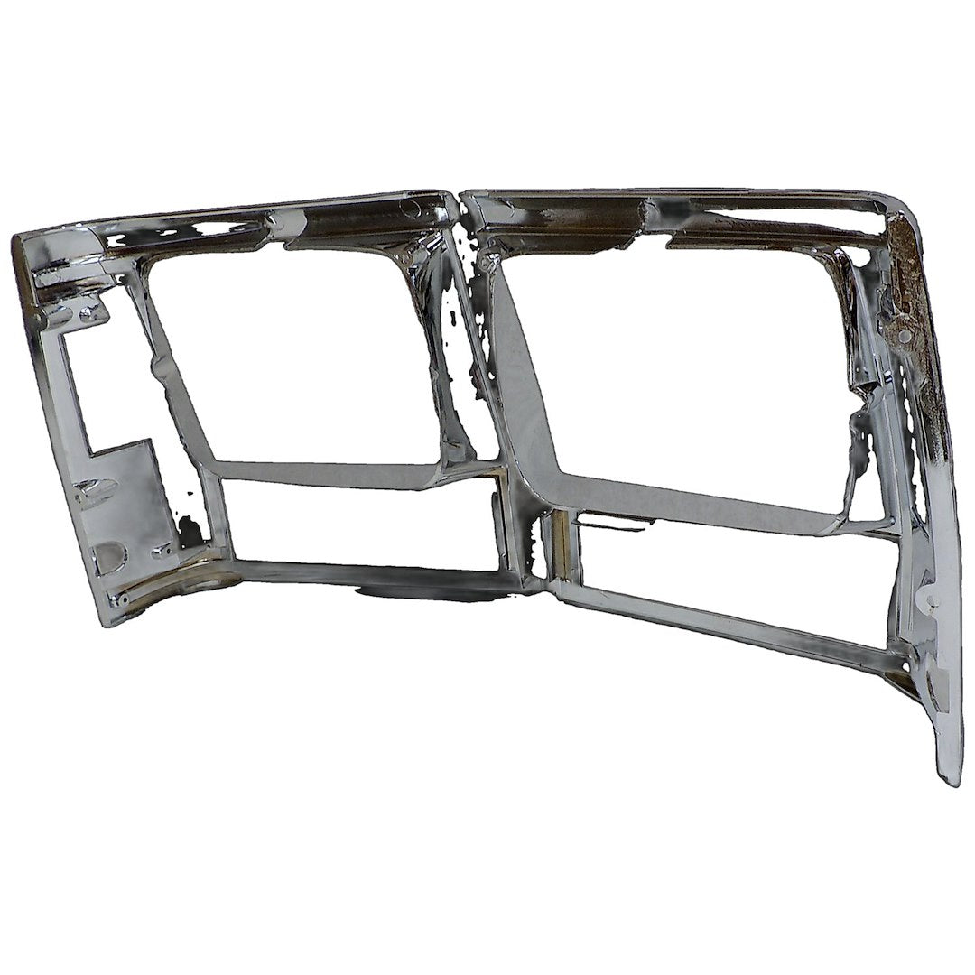 Crown Automotive 55034078K Chrome Headlight Bezel Pair - image 3