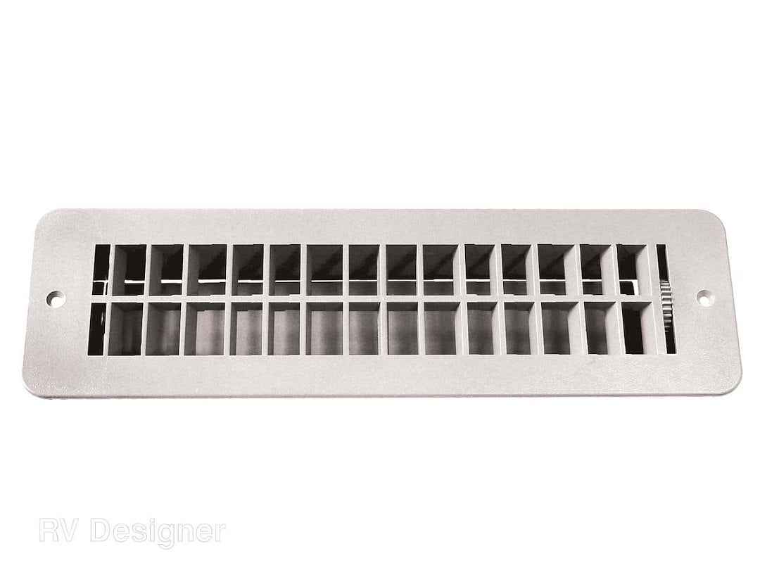 RV Designer H850 12 in x 3-1/2 in Air Register - White