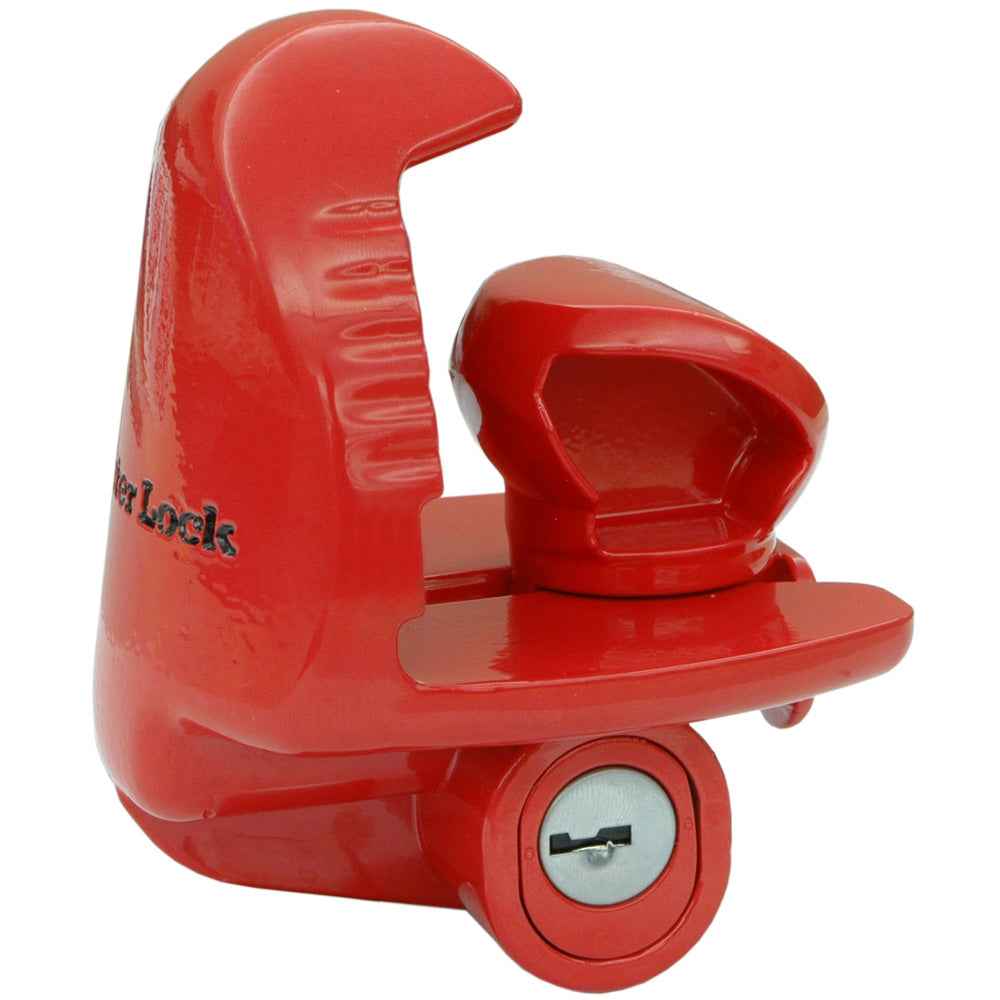 Master Lock Starter Sentry 389DAT Trailer Coupler Lock - Red