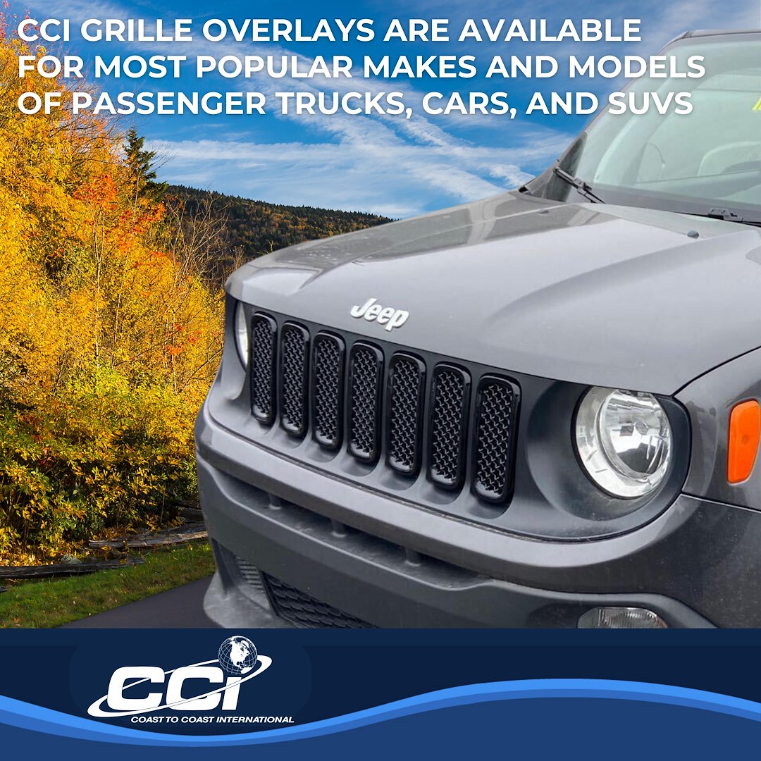 Coast To Coast GI439BLK Renegade Black Mesh Grille Overlay - image 5
