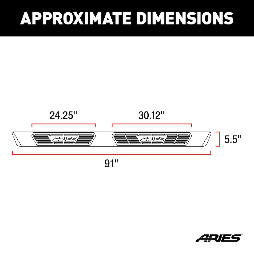 Aries 2057991 Running Board - image 2
