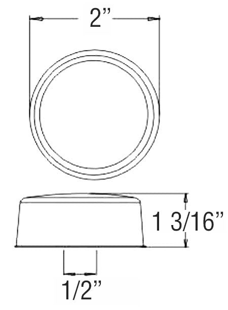 Optronics MCL50RB LED Side Marker Light