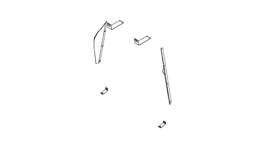 Havis Inc. P-Mfk-13 Medium-Roof Transit Partition Hardware