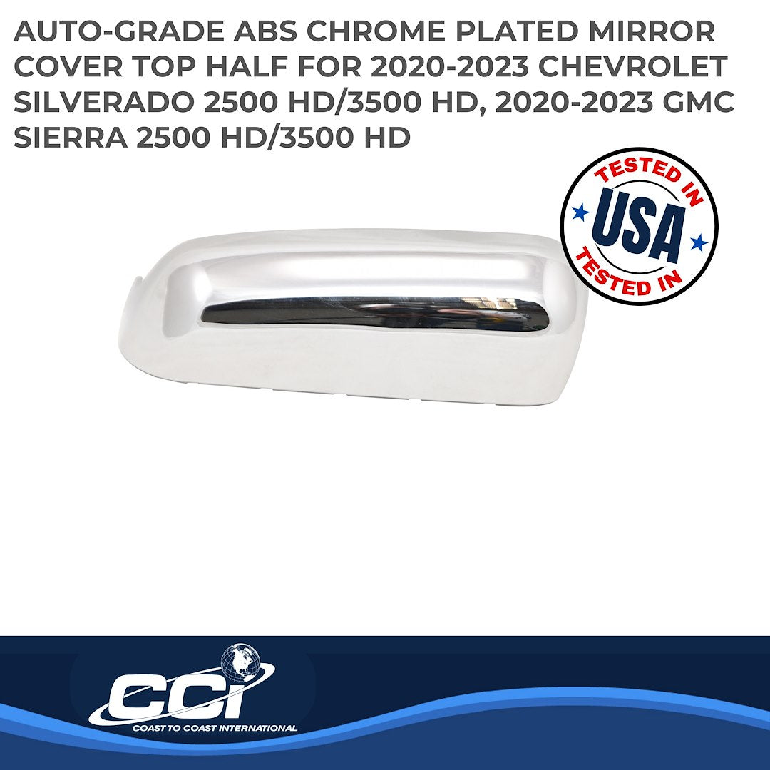 Coast To Coast MC67546R Silverado/Sierra Chrome Mirror Tops - image 2