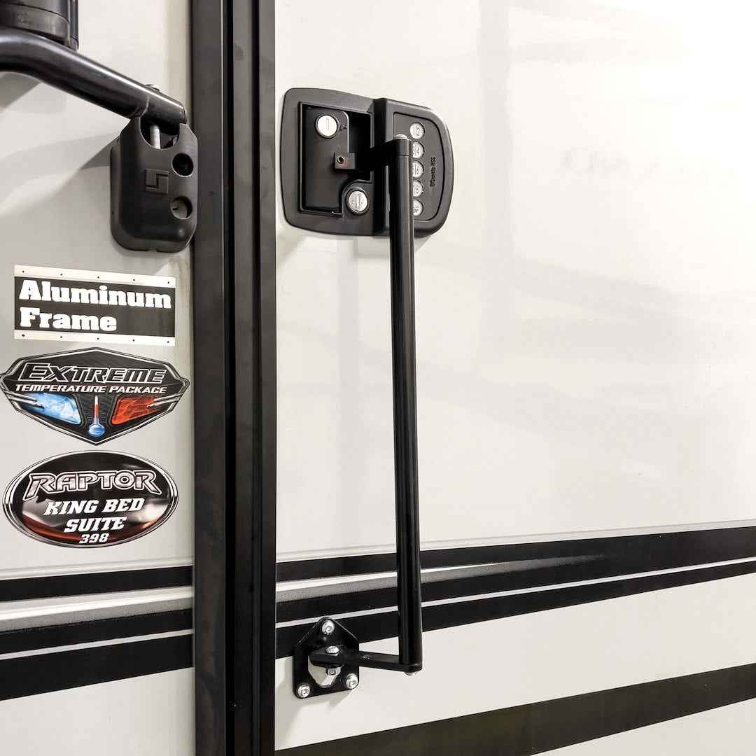MORryde SP54-200 RV Door-Latch Handle Extension - Black