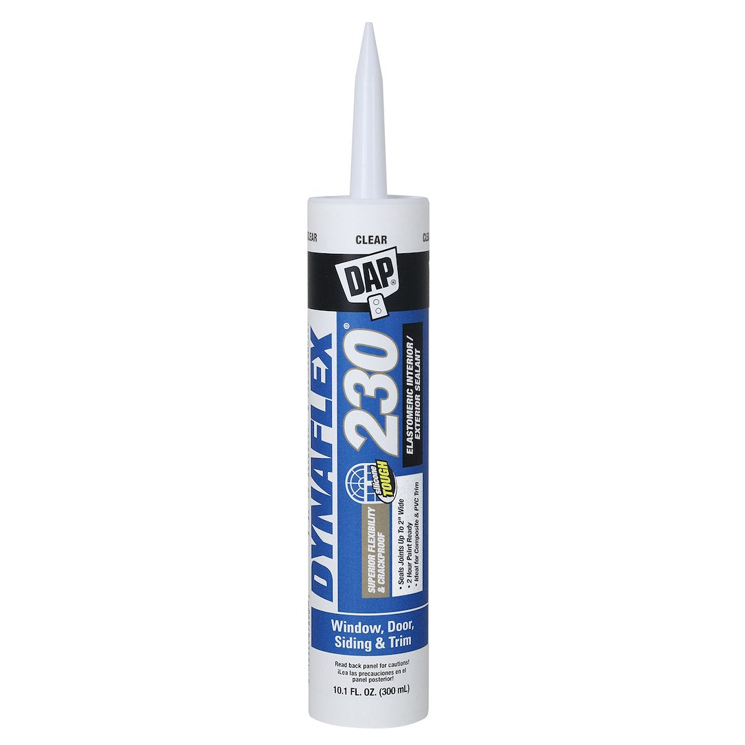 DAP Dynaflex 230 10.1 Ounce Clear Paste Caulk Sealant (7079818304)