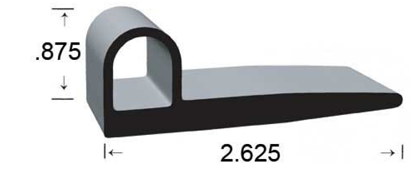 Clean Seal 2452st-50 Multi Purpose Weather Stripping - image 1