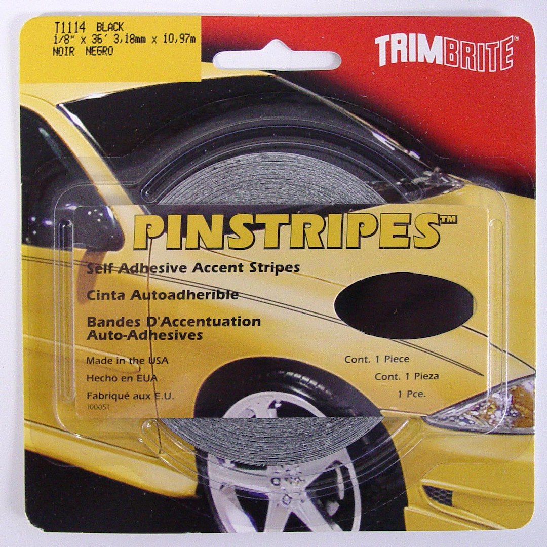 Trimbrite T1114 Black Pinstripe Tape