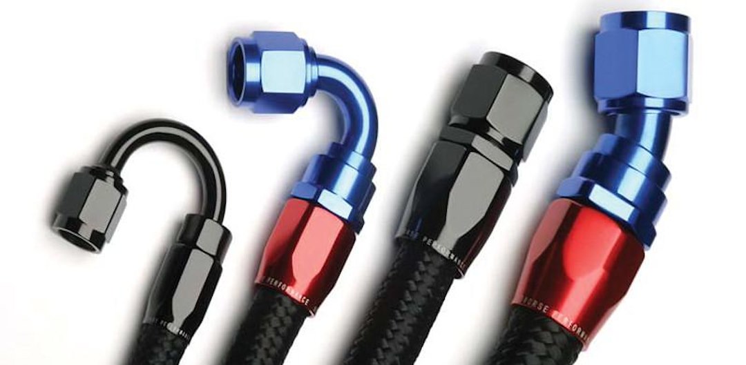 Redhorse 230-04-6 Black Nylon Braided Hose