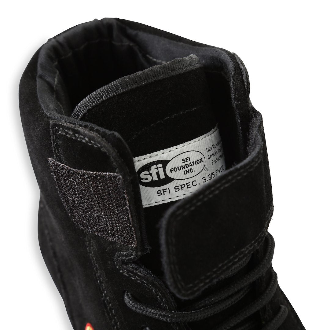 Racequip 30300110 Black Racing Shoe, Size 11.0