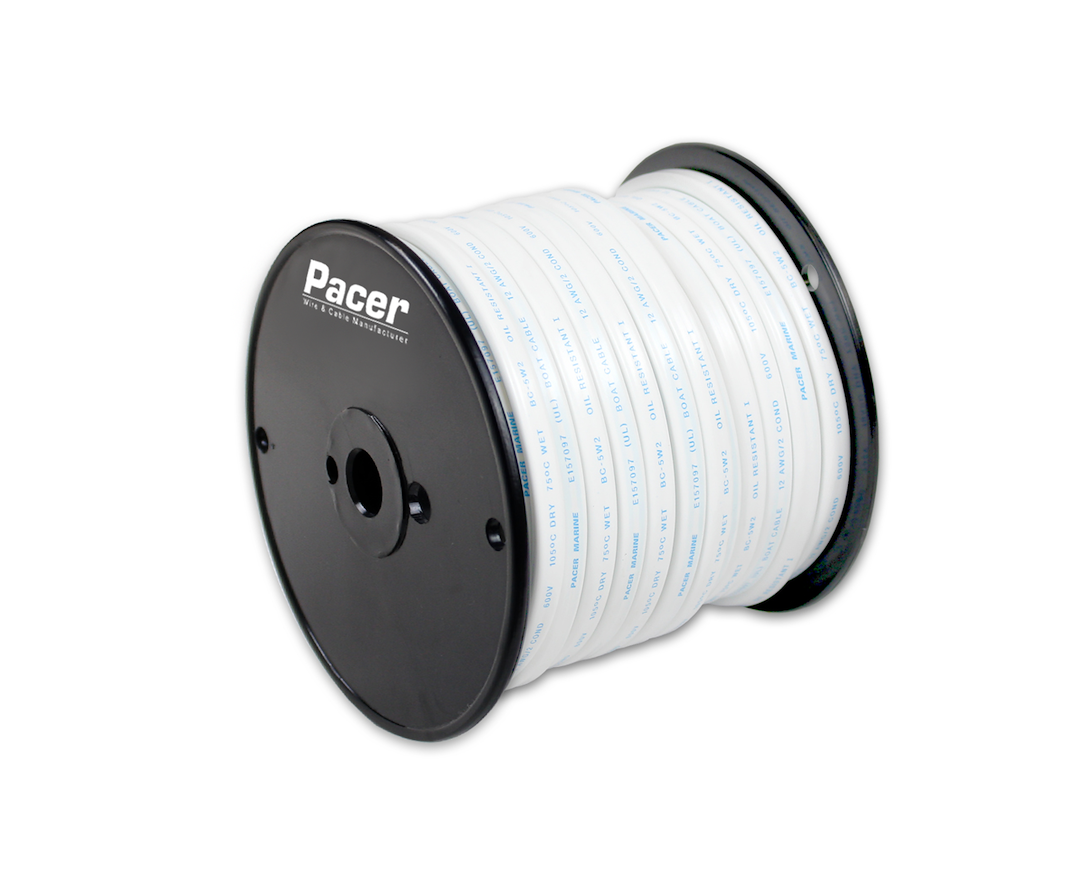 Pacer Marine W14/2ryw-100 Duplex DC/AC Boat Cable