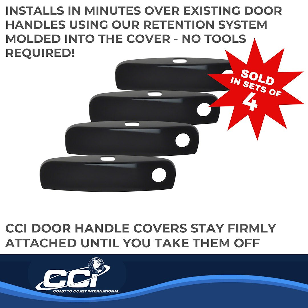 Coast To Coast DH6186B Black Charger Handle Covers - image 3