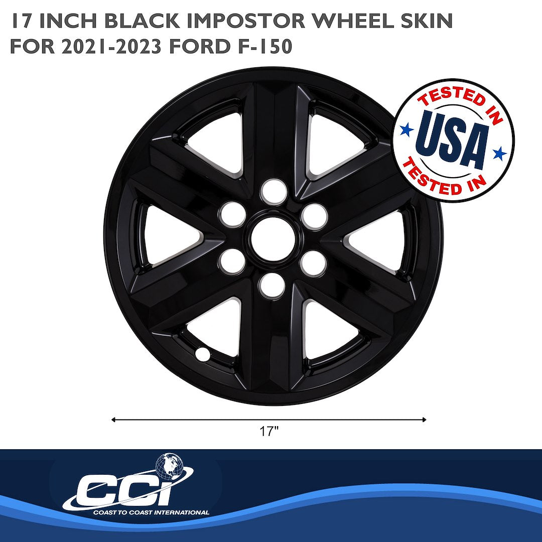 Coast To Coast IMP477BLK F-150 Black 17-Inch Wheel Skin - image 3