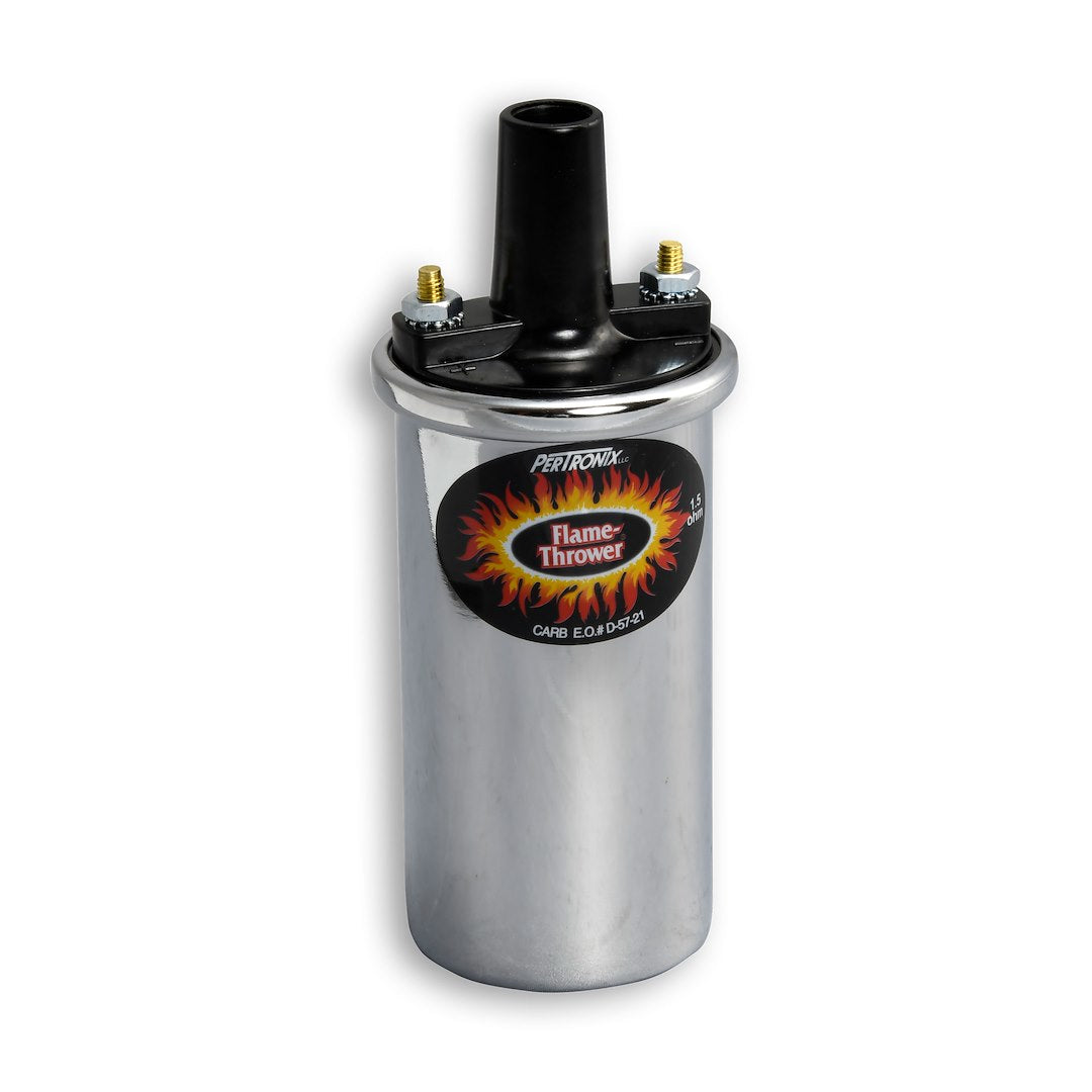 Pertronix 40001 Chrome 1.5-Ohm Flame-Thrower Ignition Coil