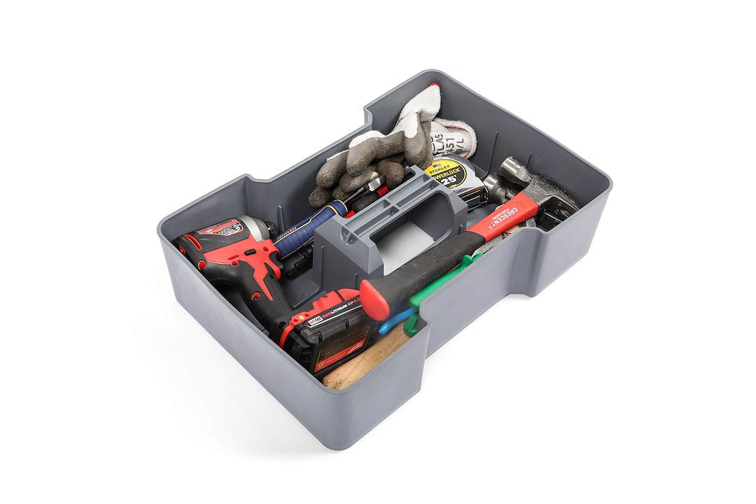 Decked ATB6 Full-Size Gray Polypropylene Tool Box Tray