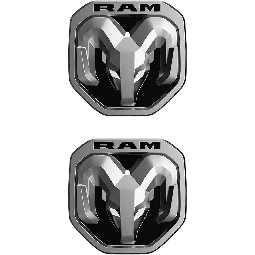 Cruiser 82820 RAM Logo License Plate Bolt Caps