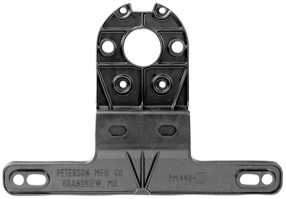 Peterson Mfg. License Plate Bracket (V44009) – Material: Plastic