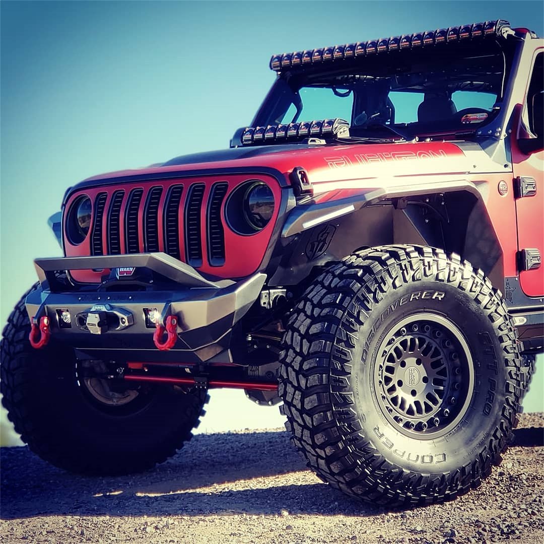 Road Armor 518lff0z JL Stainless Front Fender Liner