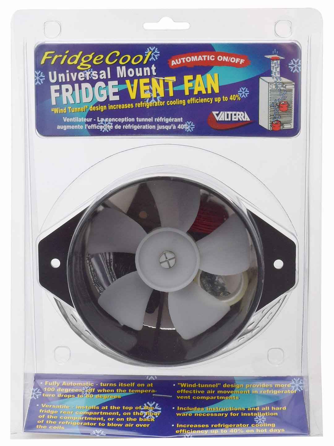 Valterra A10-2618VP Automatic Refrigerator Cooling Fan - 12V, 12.5 CFM