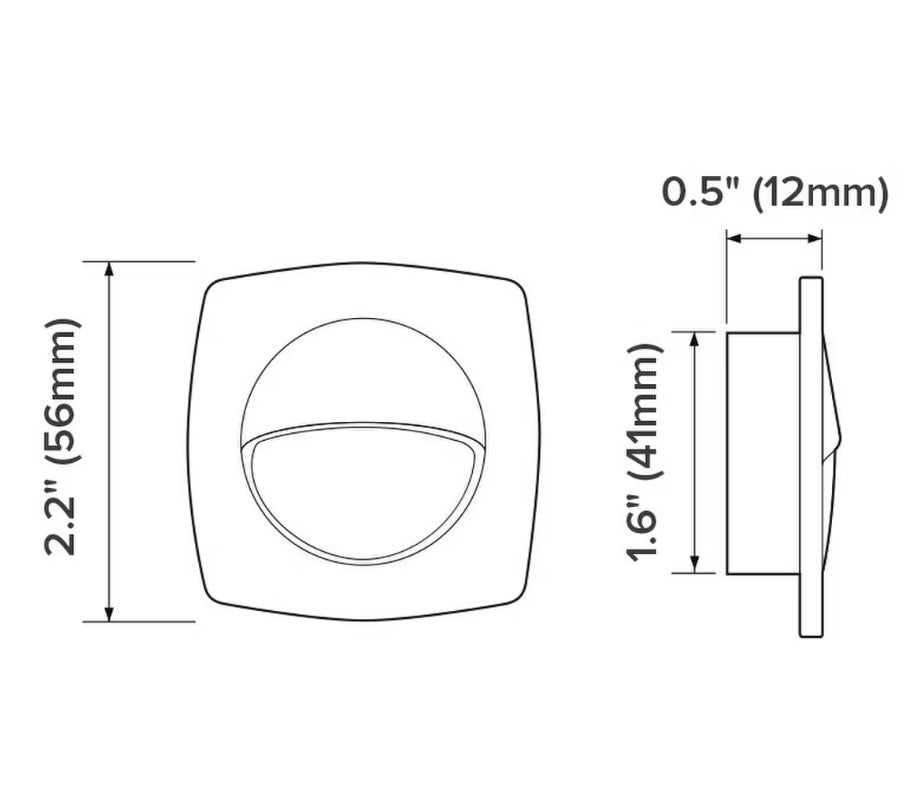 Creative Products Dl- -1pk Entry Step Light (0011202W)
