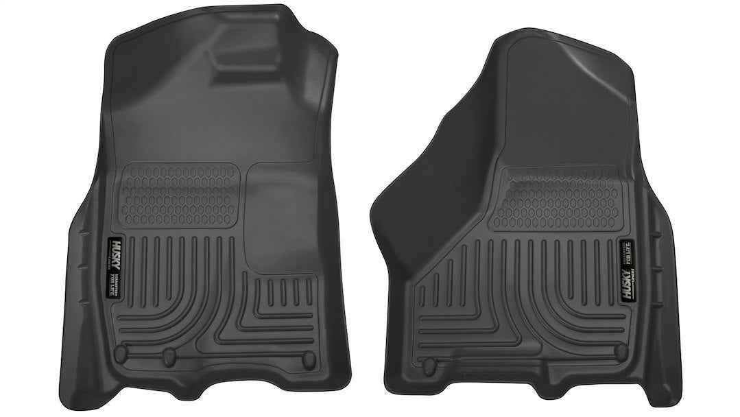 Husky Liners 18001 Molded Floor Liners - 2 Piece, Black