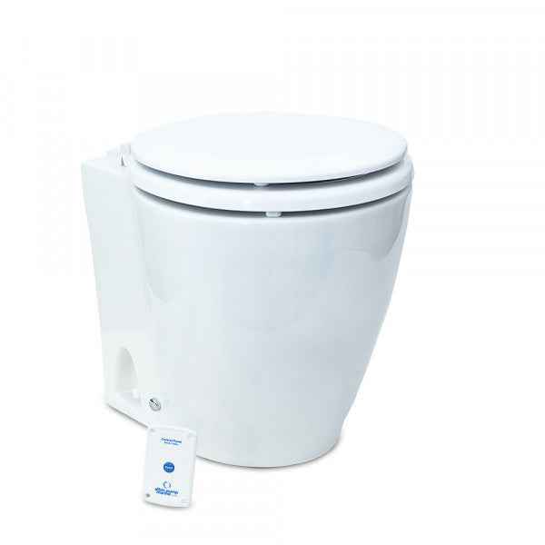 Albin Marine Series 12V Electric Standard Toilet, Round Seat
