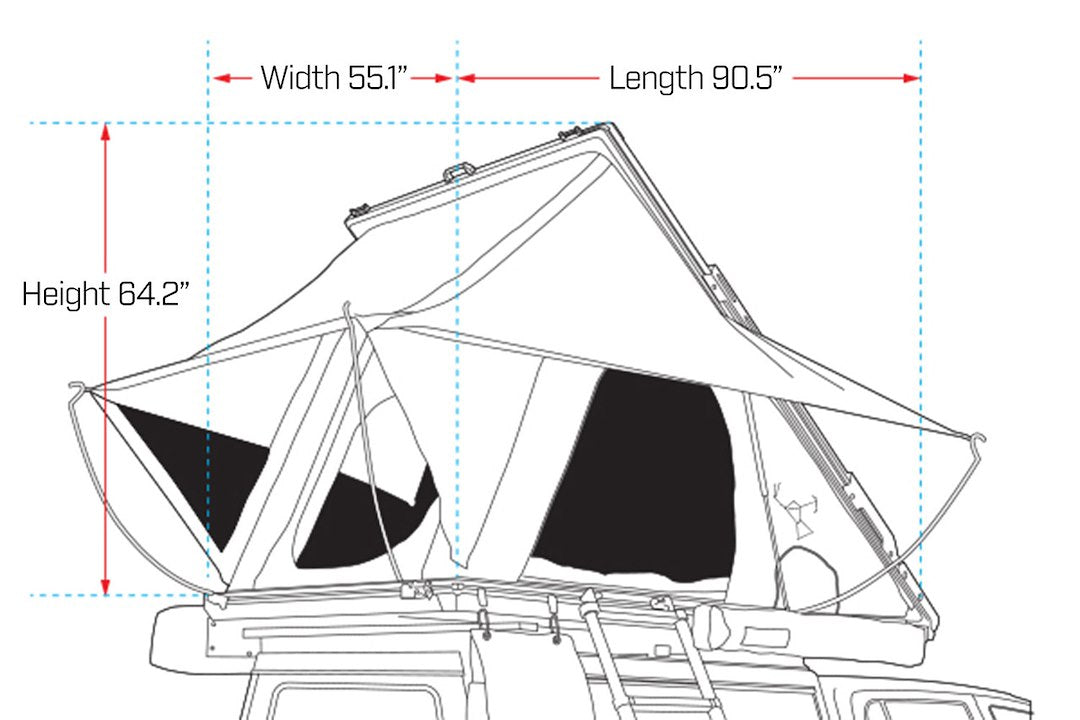 Ironman 4x4 IRTT0056 Orion 1400 Hard Shell Tent