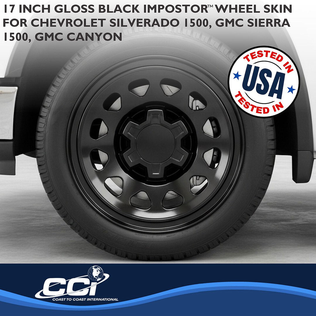 Coast To Coast IMP100BLKN Black 17-Inch Impostor Wheel Skins - image 3