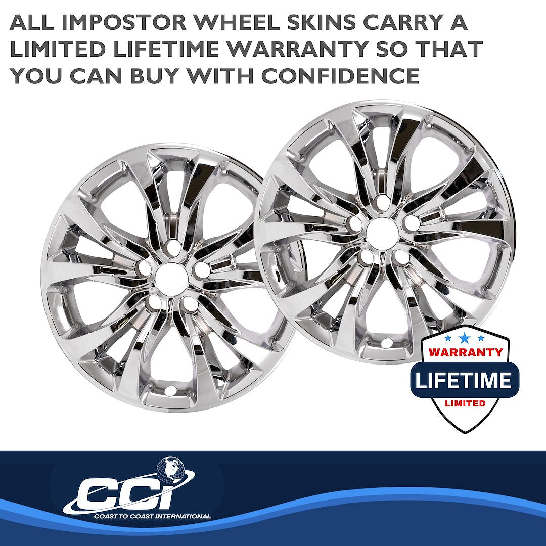 Coast To Coast IMP467X Telluride Chrome 18-Inch Wheel Skins - image 3